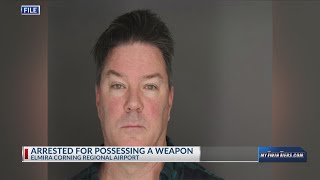 Man arrested for weapon possession at Elmira-Corning Regional Airport