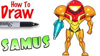 How to Draw Samus | Super Smash Bros