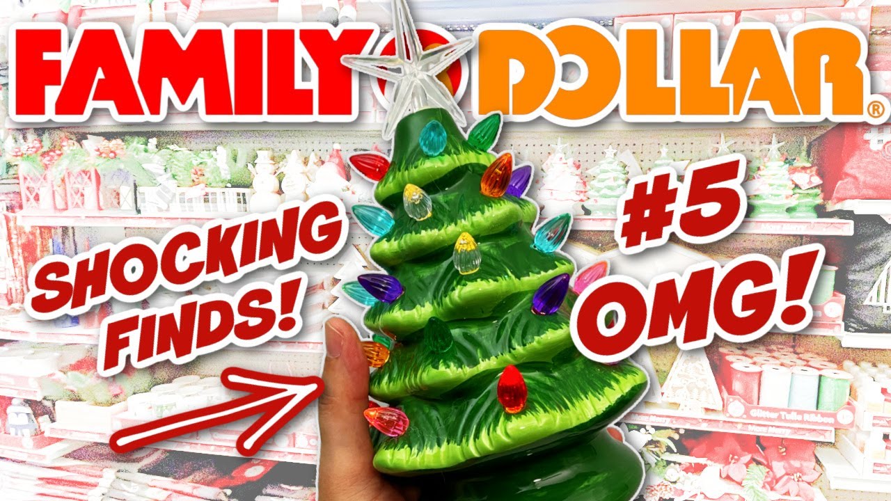 This is Family Dollar!?! Awesome Christmas Decor! YouTube