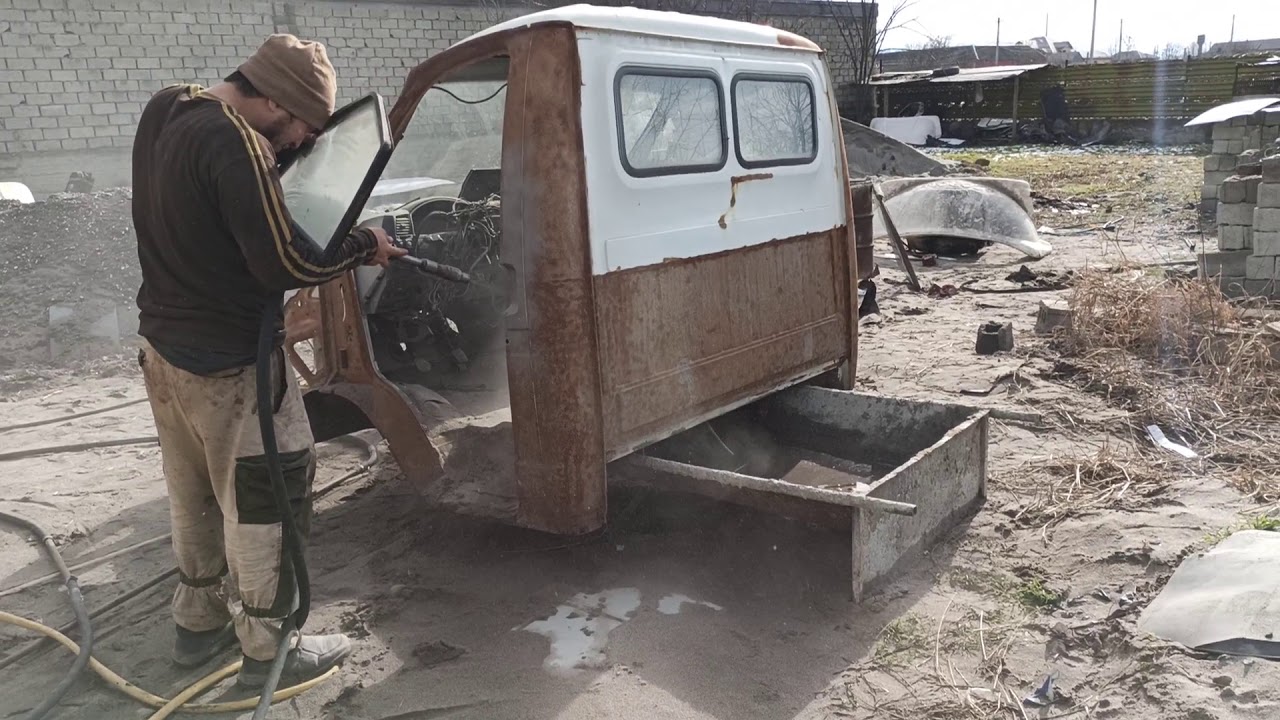 Реставрация балки газель