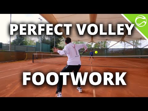 Perfect Tennis Volley Footwork in 4 Steps