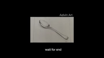 How to make realistic spoon drawing | still life sketch | best drawing practice  for shading work