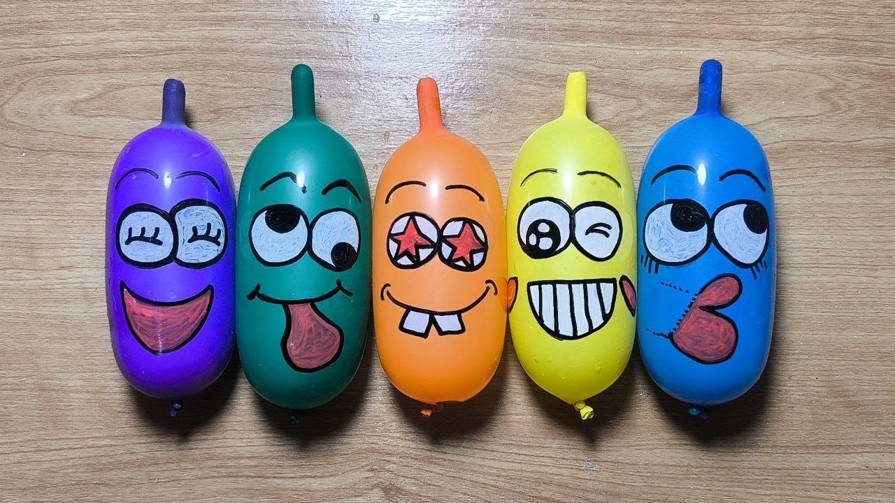 Exploding Slime Balloons! Addictive ASMR Sounds! - YouTube