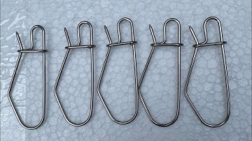 Móc inox xích cá khi đi câu lure cá chẽm