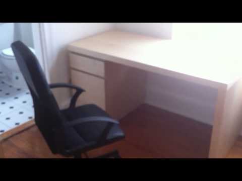 ikea malm desk assembly service video for American University Student in DC