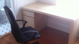 ikea malm desk assembly service video for American University Student in DC