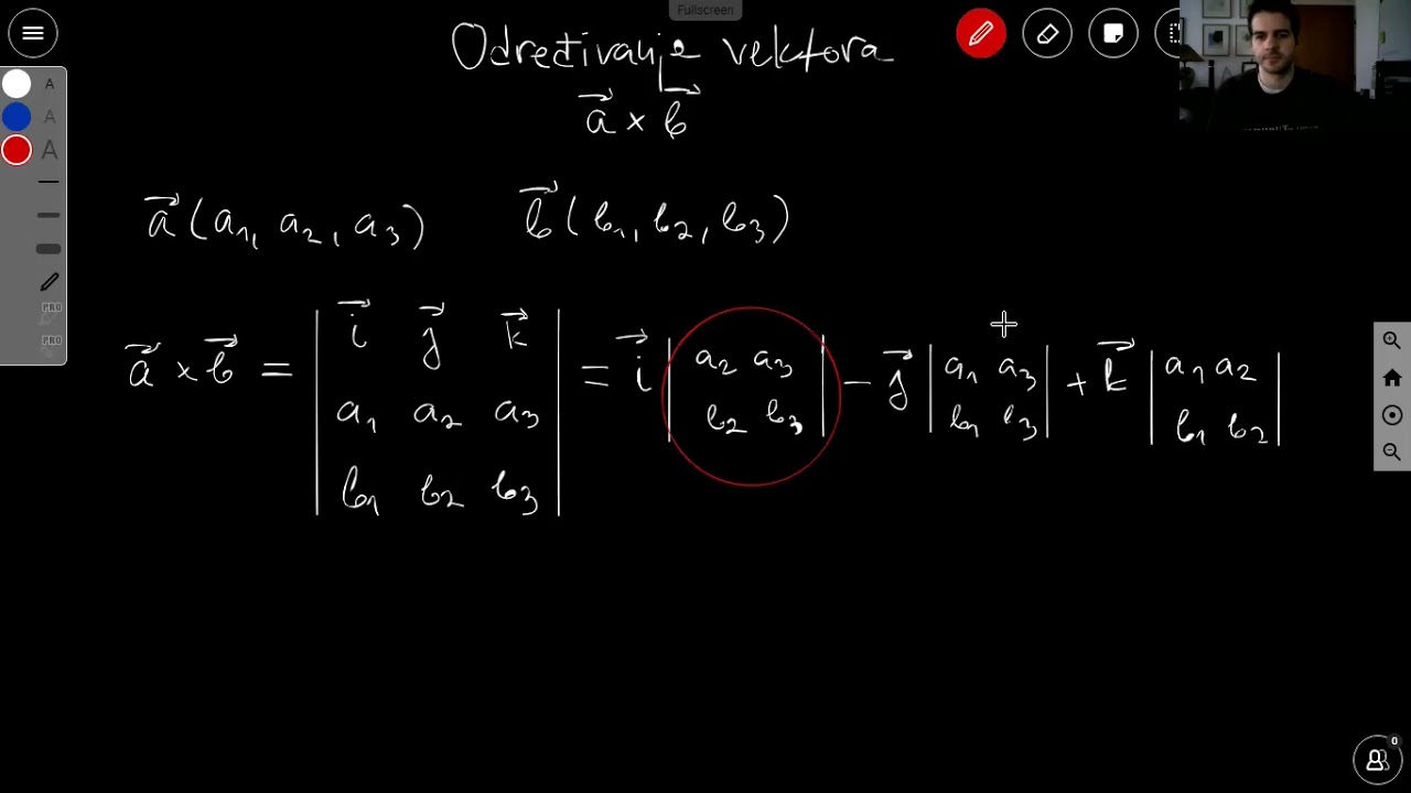 Analitička geometrija - Vektorski proizvod  1. deo
