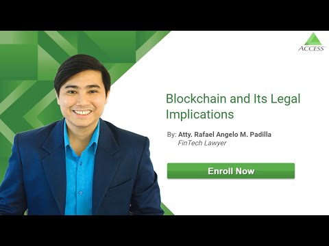 Blockchain and Its Legal Implications / Atty. Padilla / ACCESS MCLE