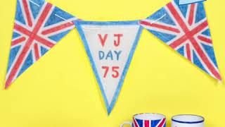 How to make VJ Day Bunting
