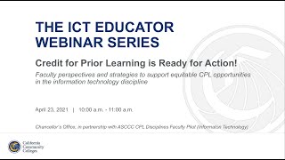 Credit for Prior Learning Webinar 4 23 21