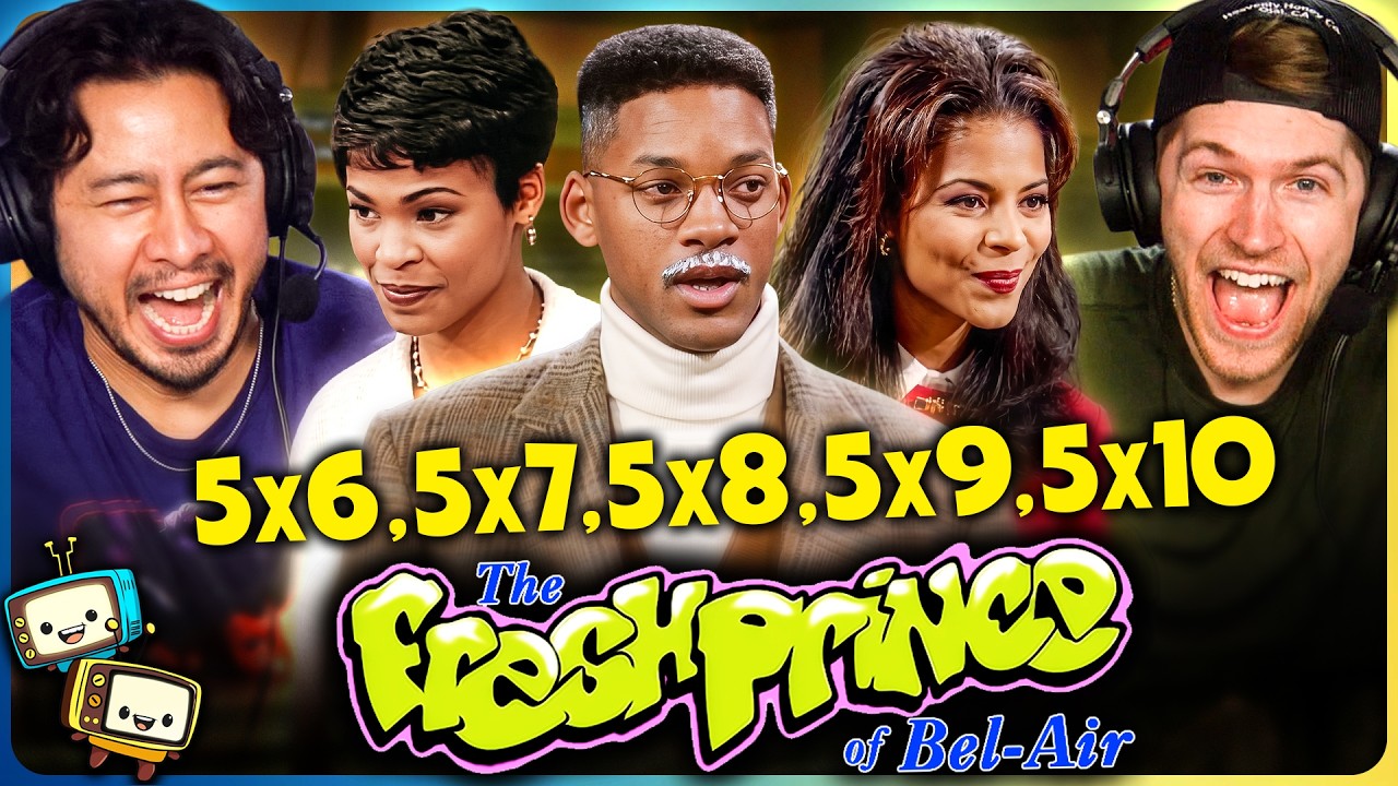 THE FRESH PRINCE OF BEL-AIR (1994) 5x6, 5x7, 5x8, 5x9 & 5x10 Reaction! | Will Smith w/ Jaby Koay