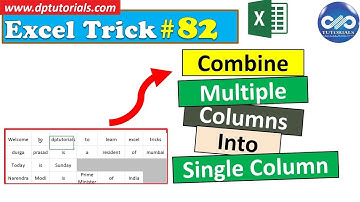 Combining Multiple Columns Into First Column In Excel || Excel Tips & Tricks