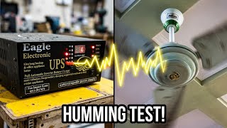 Ceiling Fan Humming on Square Wave Inverter? Indus 2016 Real Test
