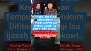 Download Lagu SBY Buka Kemungkinan Tempuh Jalur Hukum Difitnah Dalangi Isu Ijazah Palsu Jokowi #shorts #viral MP3