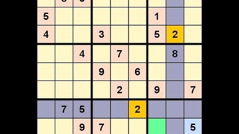How to Solve Guardian Sudoku Expert 5425 October 30, 2021