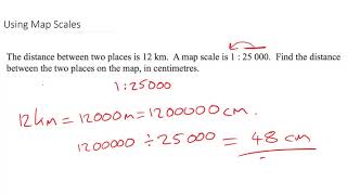 Using Map Scales