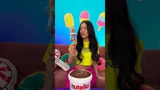 Reverse Nutella Dipping Challenge! 🍫✨ #FoodFun #EpicPranks