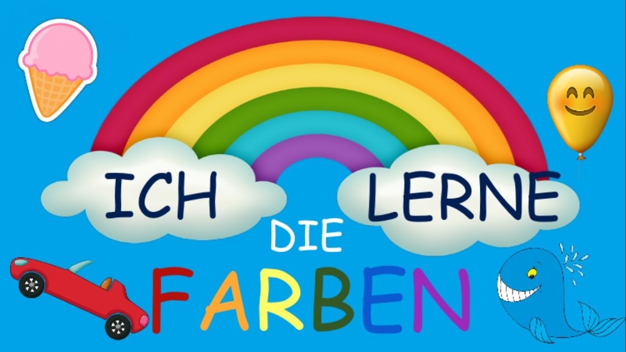 Farben lernen für Kinder - einfach und mit Spaß (deutsch lernen) - YouTube