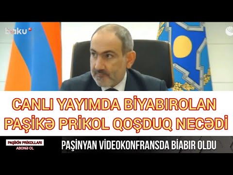 Paşinyan Canlı Yayımda Biyabır Oldu. Bizdə Paşikə Prikol Qoşduq