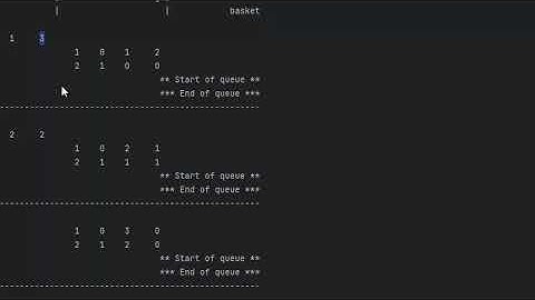 Chapter 2 - Code Output explained - AQA AS Computer Science Paper 1 June 2024 - queue simulator