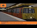 Train Sumulator 2021 Class 303 Blue Train from Glasgow Central Low Level to Carstairs Fast Service