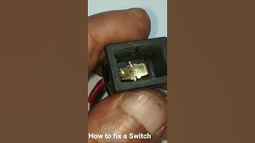 Switch hack, How to repair a damage switch? #shorts #reels #shortsvideo #diy #viral