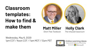 Classroom templates: How to find and make them