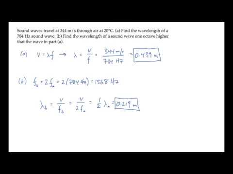 Waves: Basic Quantities. Level 1, Example 1