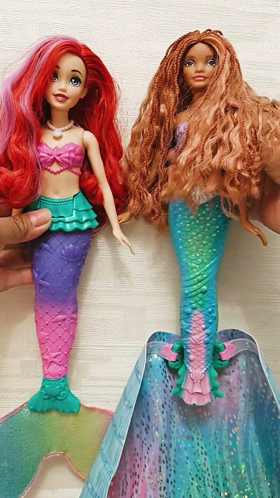 transforming Ariel VS Ariel #barbie #doll #barbiedoll #toys #satisfying #ariel #unboxing #shorts