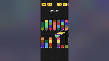 Water Sort Puzzle Level 801 Walkthrough Solution Android/iOS 💦