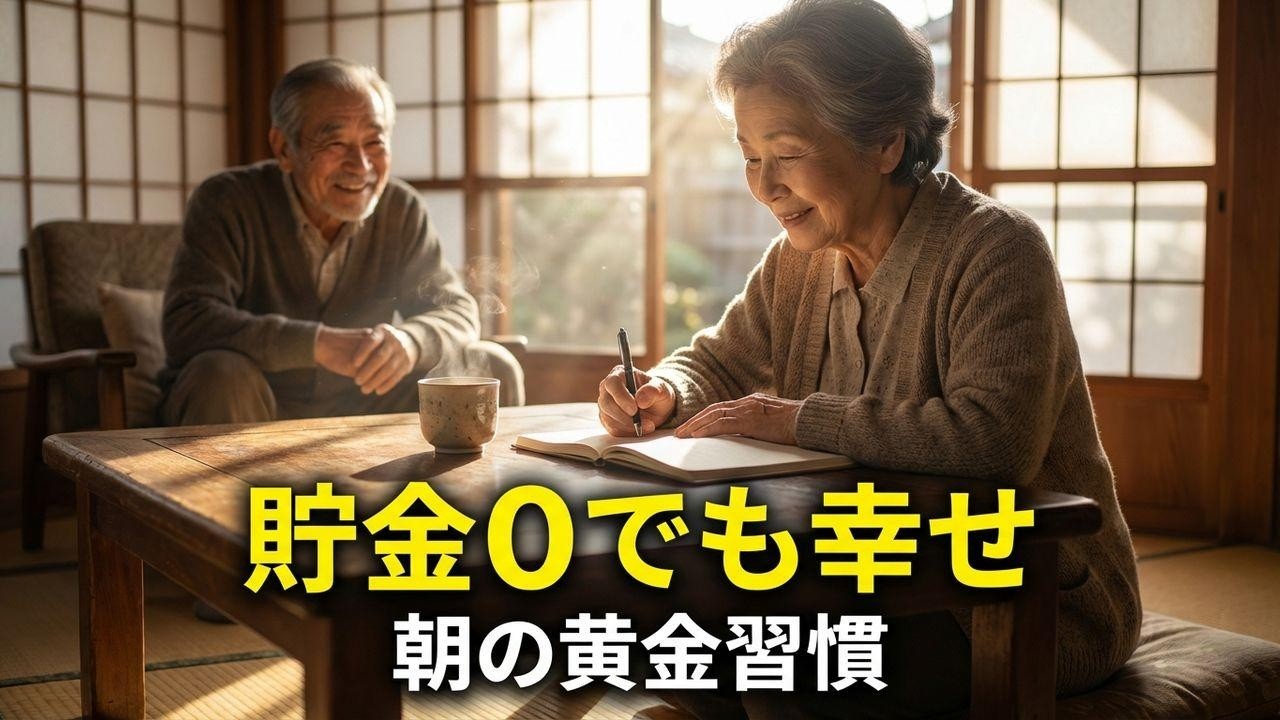 貯金ゼロでも幸せ！72歳女性が変えた「朝の5分」で人生が劇変