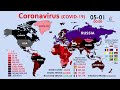 The Complete World Map Timelapse of the Coronavirus since January