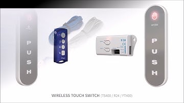 Nút nhấn không dây cửa tự động Rados