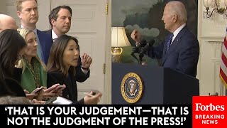 SHOCK MOMENT: Biden Snaps At Reporter Telling Him Voters Are Questioning His Mental Fitness