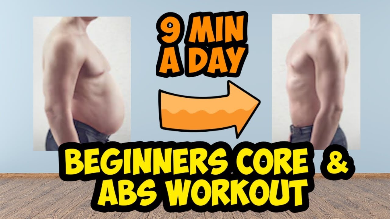 Beginners Core & Abs in 9 Min - Core Workout Level 1 & 2; The Abs ...