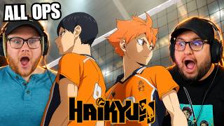 Should we watch a sports anime?? Reacting to all HAIKYU openings FOR THE FIRST TIME