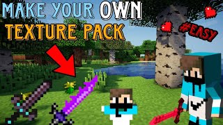 || HOW TO MAKE OWN TEXTURE PACK IN MOBILE || EASY TRICK screenshot 1
