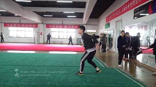 Wushu taolu classes training in the Wudang Wushu Academy
