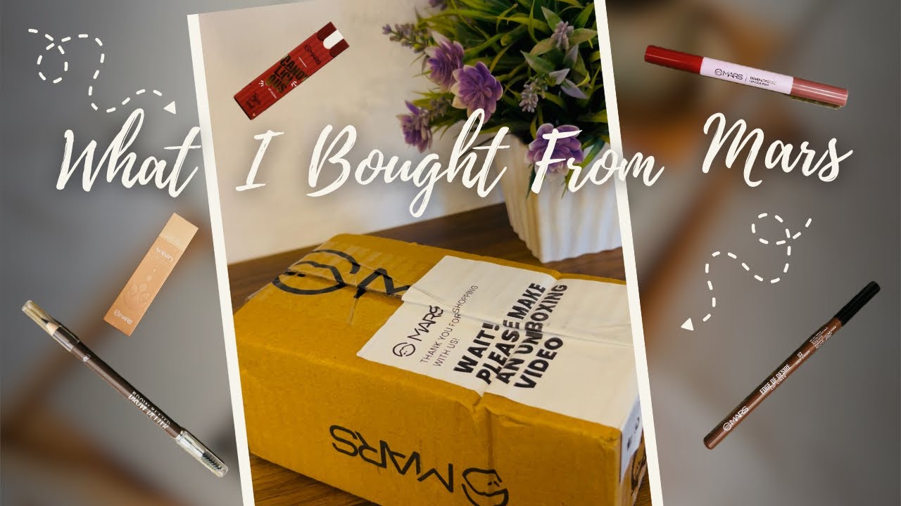 Let’s unbox a package from mars #makeup #lipstick #foundation #unboxing ...