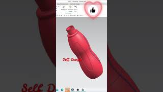 NX 3d modeling | 3d Bottle in Nx | Bottle design in nx | Self Design | NX tutorial for beginners