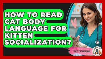 How To Read Cat Body Language For Kitten Socialization? - Happy Cat Handbook