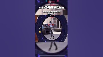 Impossible ace clutch with 4 different weapons 😭 #codm #callofdutymobile #codmobile #shorts #ace