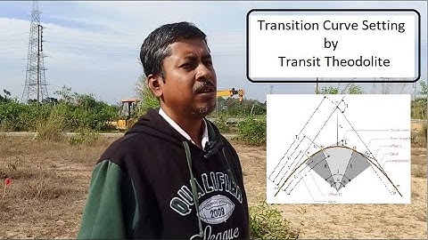 Transition Curve setting by Transit Theodolite