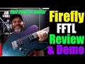 Firefly fftl telecaster style electric guitar 2023  full review  demo  chameleon green