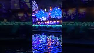 Christmas Lights show in Austin TX at  Mozart's Coffee Roasters