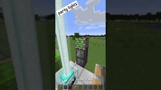 ✨Minecraft| How to make simple party lights✨