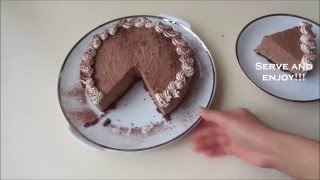 Here is my version of chocolate mousse cheesecake made with whipped
cream, cream cheese, yogurt, sugar, melted chocolate(use semi-sweet).
the base of...