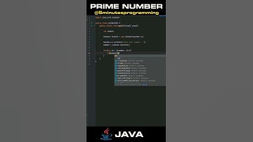 Java Program to check prime number or not #javatutorial #java #javaprogramming