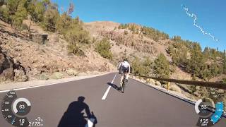 30 min of pure joy! Fullgas downhill Teide - Granadilla. Tenerife 2020.