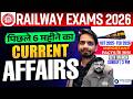 🚨 Railway Exams 2026 | Last 6 Months Current Affairs Complete Revision💯 | Shashank sir